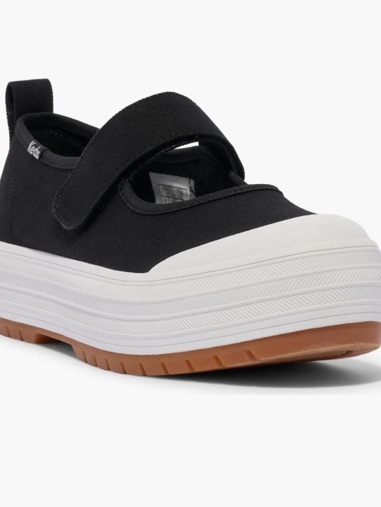 Keds Shoes - NEW Keds black canvas Maryjane platform sneakers size 6.5